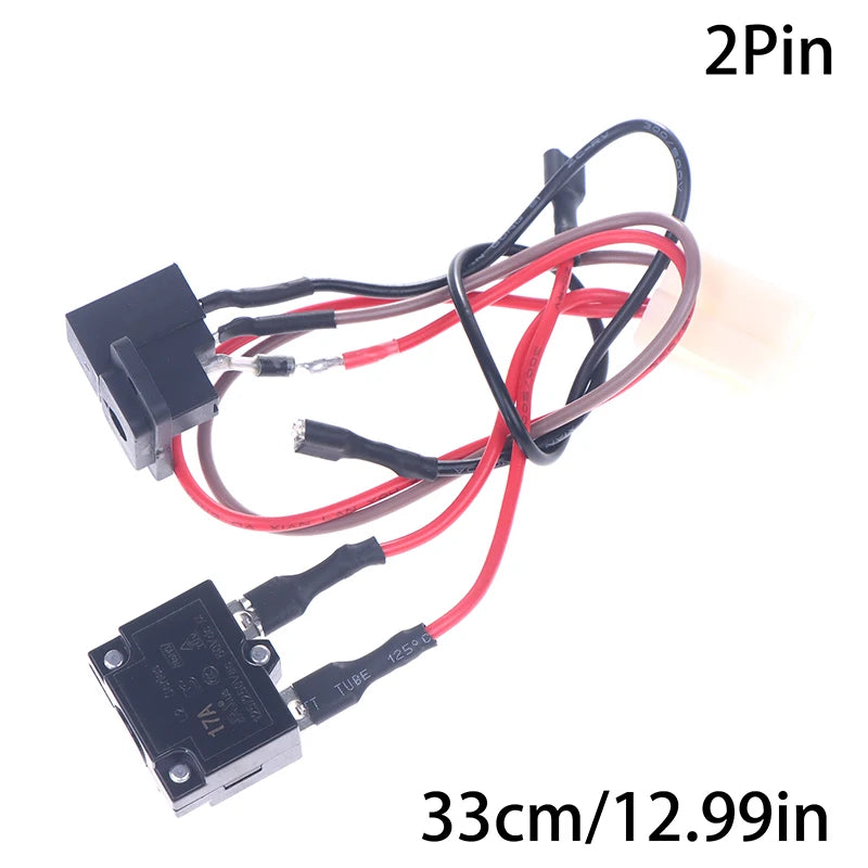 6V 12V 24V Kids Ride-On Car Charger Outlet – 2/3 Pin Socket