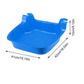 Portable Pool Foot Bath Basin – Outdoor Spa Foot Soak Tub Pool Foot Bath Basin Zpaxo Blue