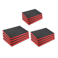 4x Craft Foam Inserts for Cases Reliable Protection Professional Liner Cuttable for Storage Organizer Crafts Padding Tool Box Zpaxo 42.5cmx28.5cmx5cm