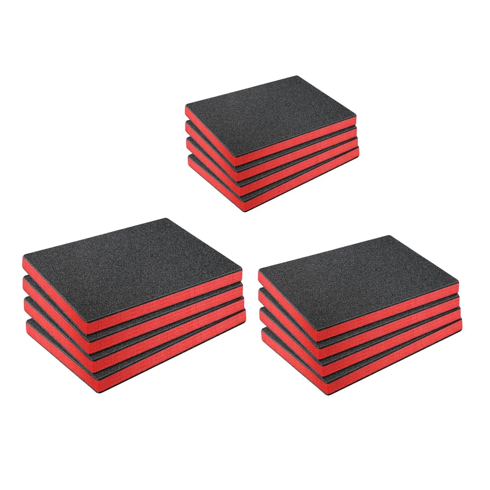 4x Craft Foam Inserts for Cases Reliable Protection Professional Liner Cuttable for Storage Organizer Crafts Padding Tool Box Zpaxo 42.5cmx28.5cmx5cm