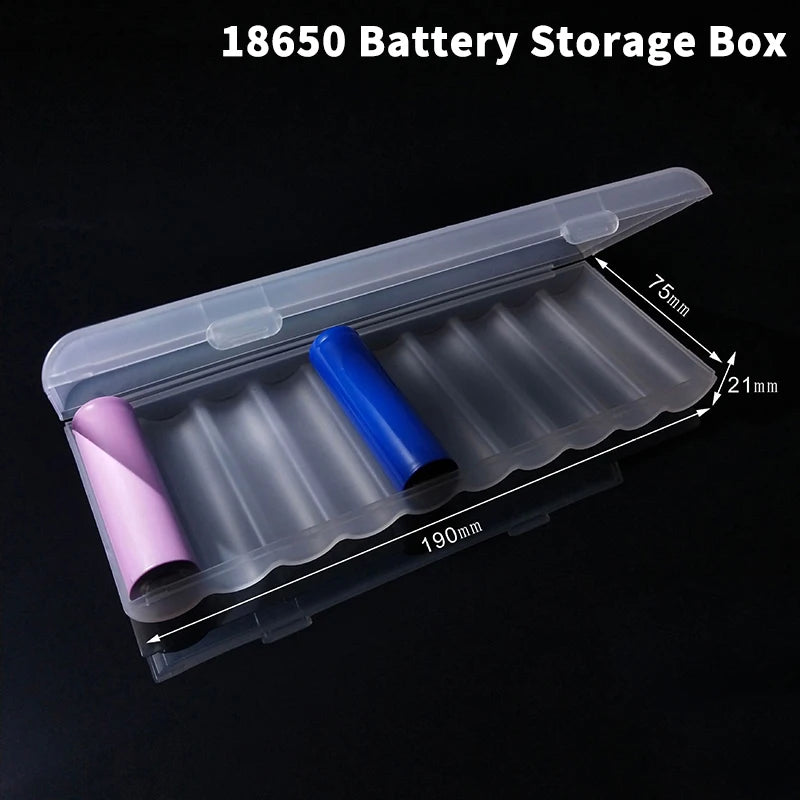 Waterproof Multi-Slot Battery Box – AA, AAA & 18650 Organizer Battery Storage Box Zpaxo C