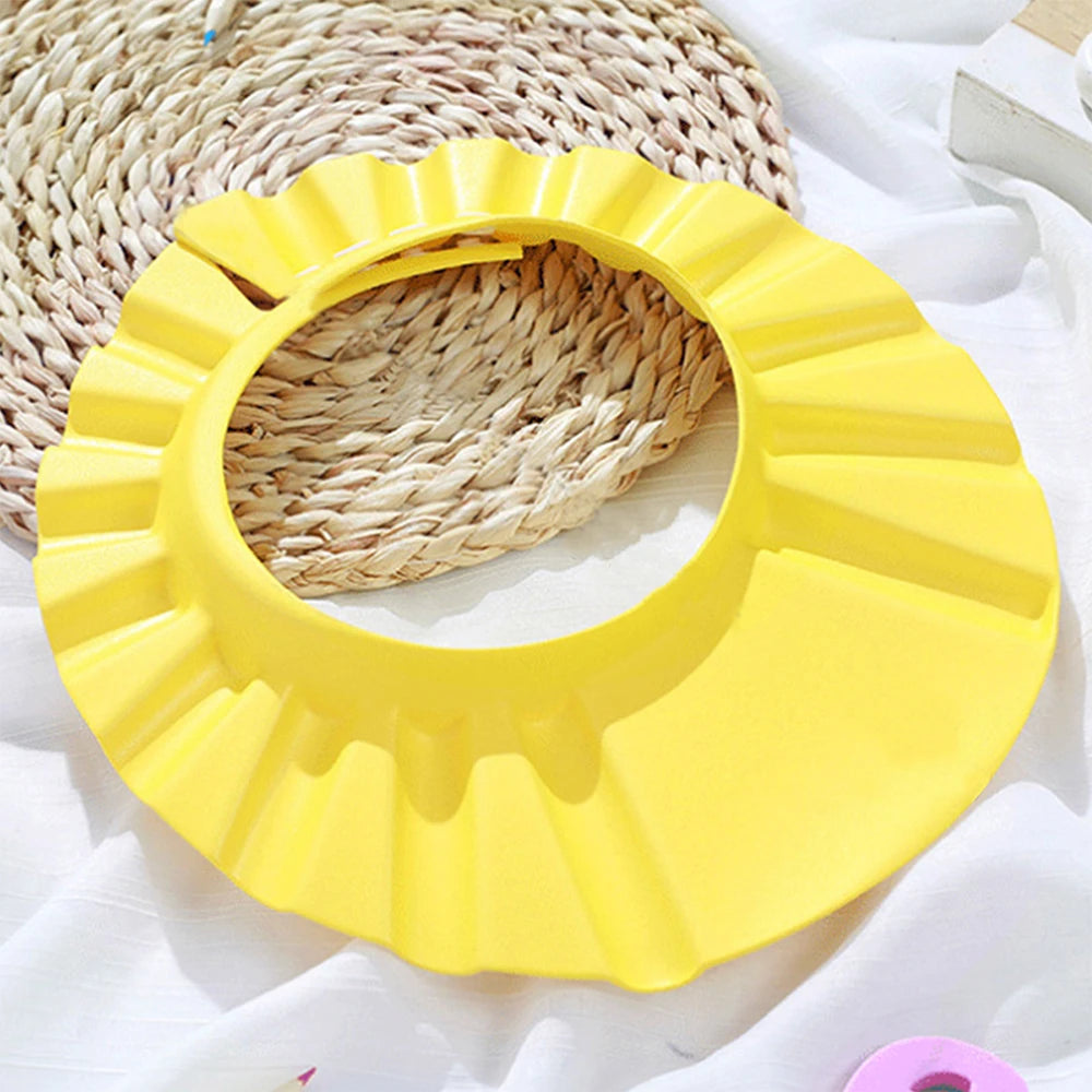 Adjustable Baby Shower Cap Eye Ear Protection Waterproof Shampoo Hat Bath Visor Shield Zpaxo