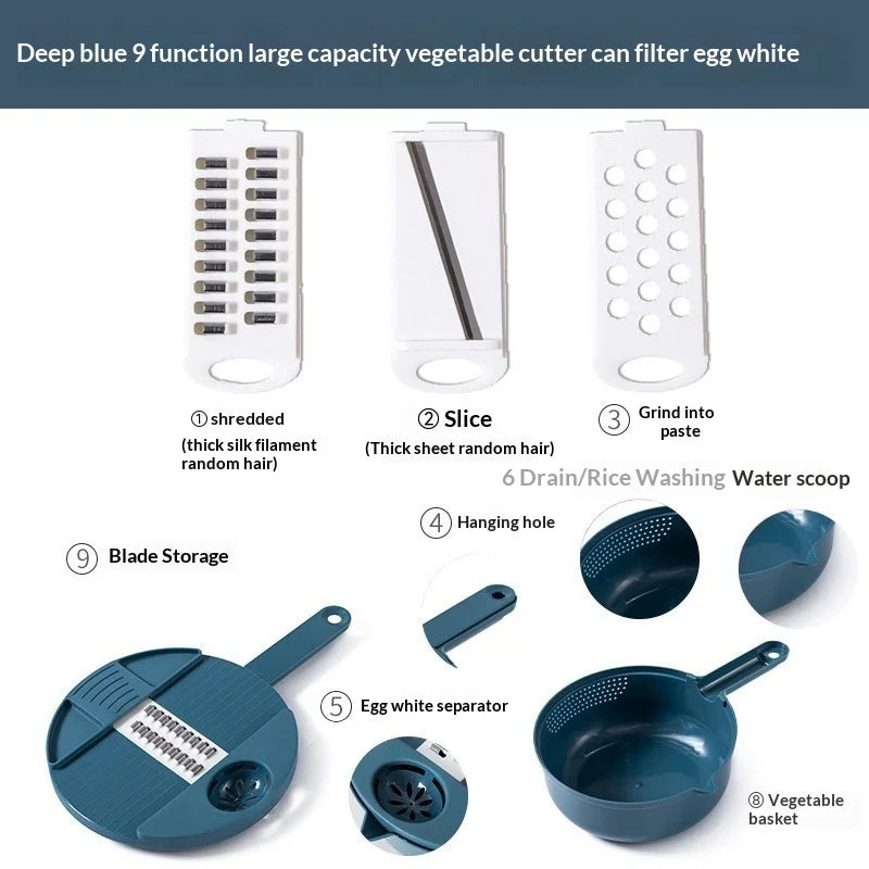 New Kitchen Vegetable Slicer, Multi-functional Potato Peeler, Radish Scraper, Shaver, Slicer, and Grater, A Marvelous Tool Zpaxo