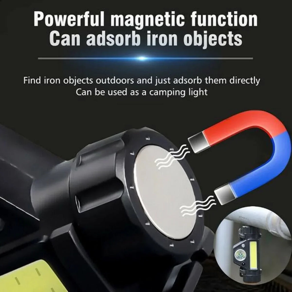 Bright LED Headlamp Rechargeable Waterproof Flashlight XPE COB Beads Zpaxo