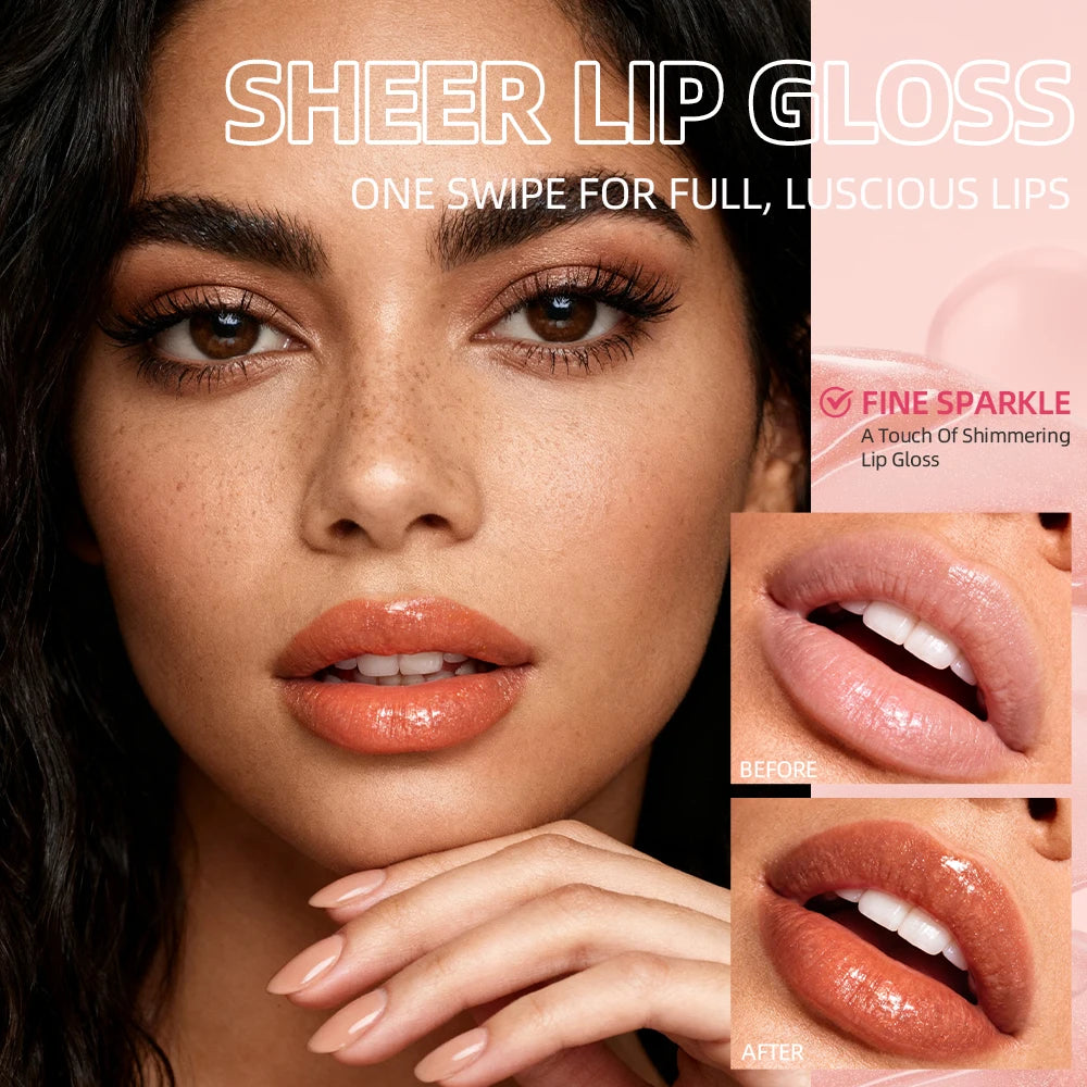 Jelly Lip Gloss Moisturizing Glossy Easy Apply Enhancement Silky