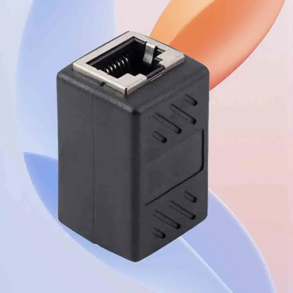 5pcs RJ45 Coupler Ethernet Cable Coupler LAN Connector for Cat7/Cat6/Cat5e Ethernet Cable Extender Adapter Female to Female Zpaxo