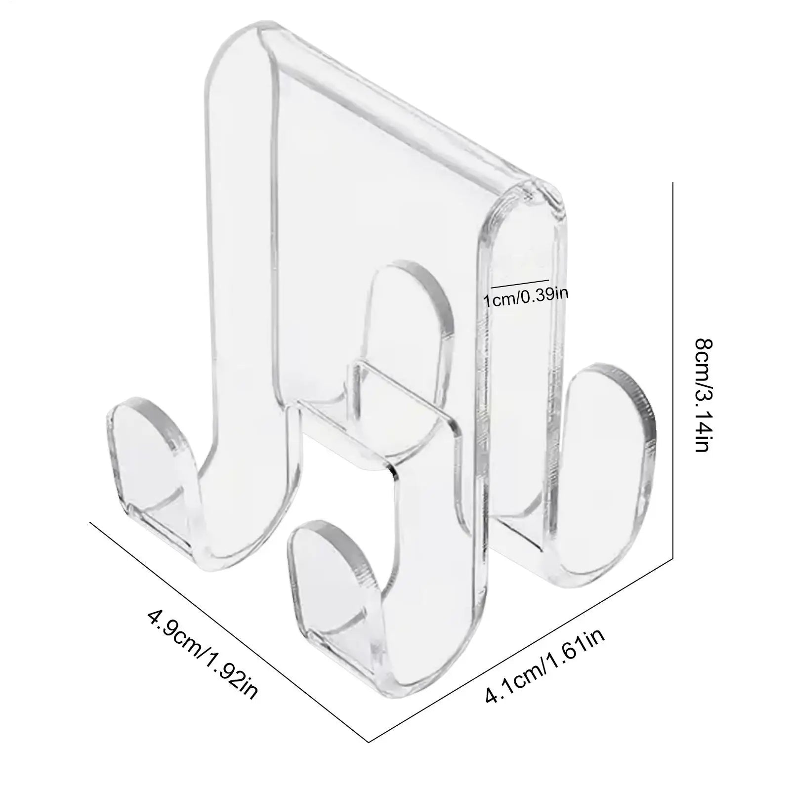 Shower Towel Hooks Glass Door Hanger Space-saving Clothes Towels