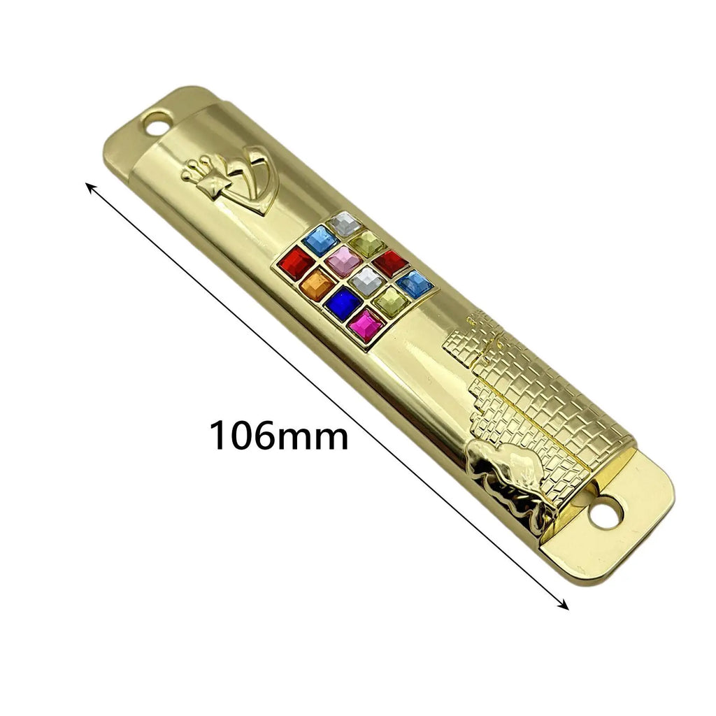 Mezuzah for Door House Wall Art (10.6cm in Long) Housewarming Gift Easy Installation Crafts Mezuzah Plaque Home Decoration Zpaxo
