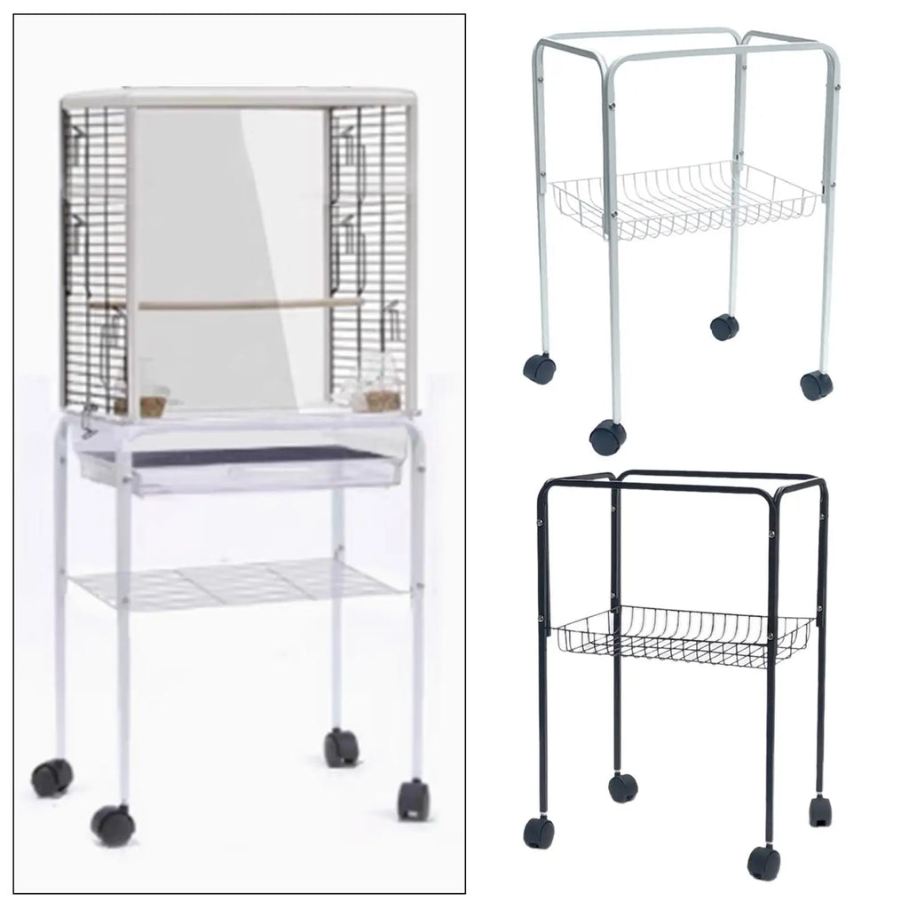 Bird Cage Stand Multifunctional Practical Vanity Tray Bathroom Side Zpaxo