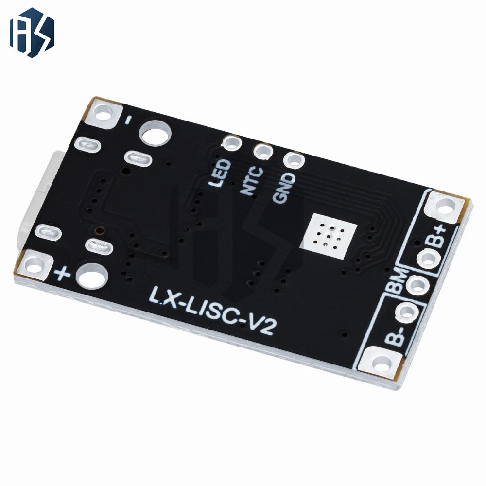 Type-c USB 2S 3S BMS Module 15W 8 4V 12 6V 1 5A Li-battery Charger Zpaxo