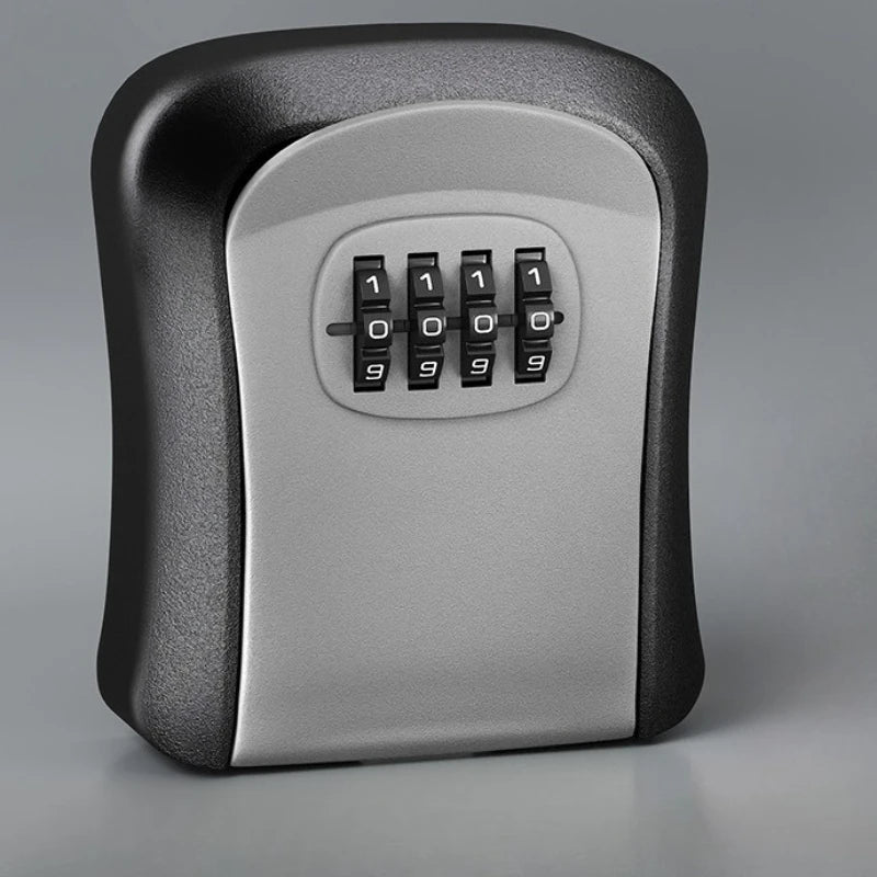 Ultra-secure Flip-top Key Safe Wall-mounted Metal Plastic Combination Zpaxo GRAY