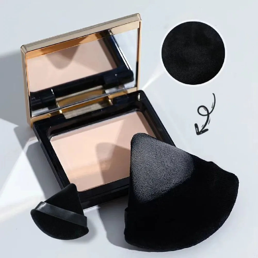 2/5/10Pc Black Triangle Powder Puff Facial Makeup Sponge Soft Velvet Cosmetics Puff Mixer Beauty Foundation Soft Skin-Friendly Zpaxo