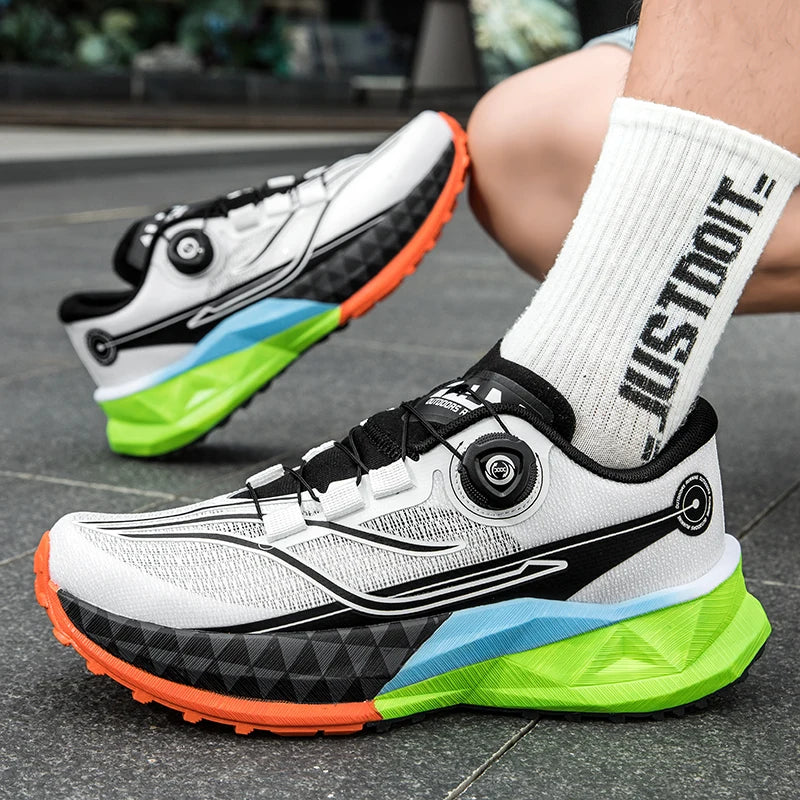 Men's Casual Sneakers Luxury Trainer Shoes Breathable Race Running