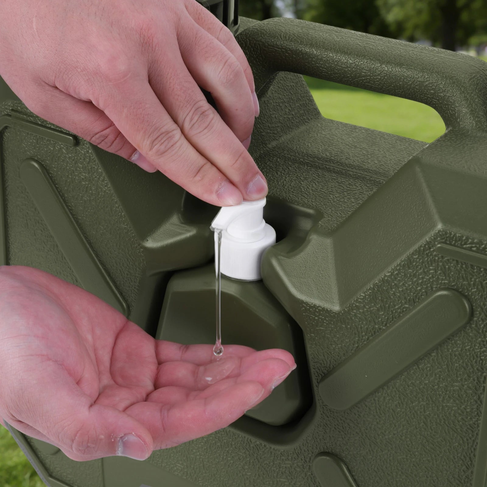Camping Water Container W Spigot Hand Sanitizer Bottle Dispenser
