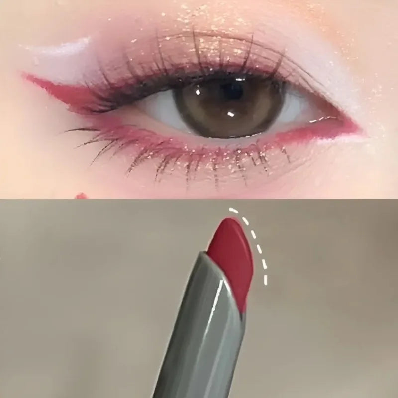 Sexy Wine Red Silky Eye Liner Pencil Natural Matte Rose Lying