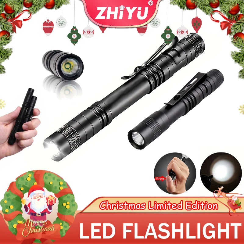 Mini XPE LED Pen Flashlight – EDC Torch, Camping & Car Repair LED Pen Flashlight Zpaxo