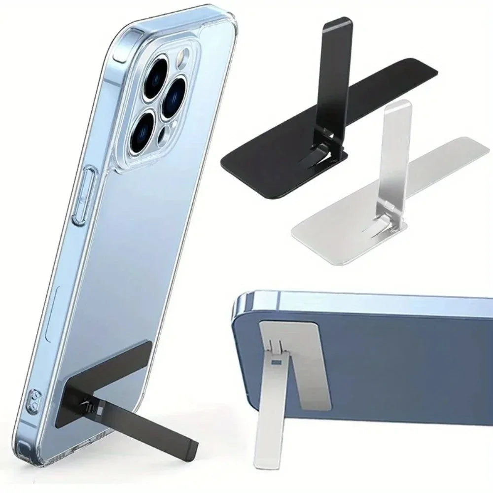 Ultra-Thin Adhesive Phone Stand – Folding Invisible Kickstand Phone Kickstand Zpaxo