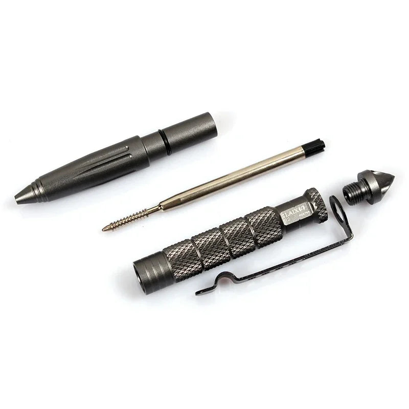 Tactical EDC Pen – Aviation Aluminum Glass Breaker Multitool