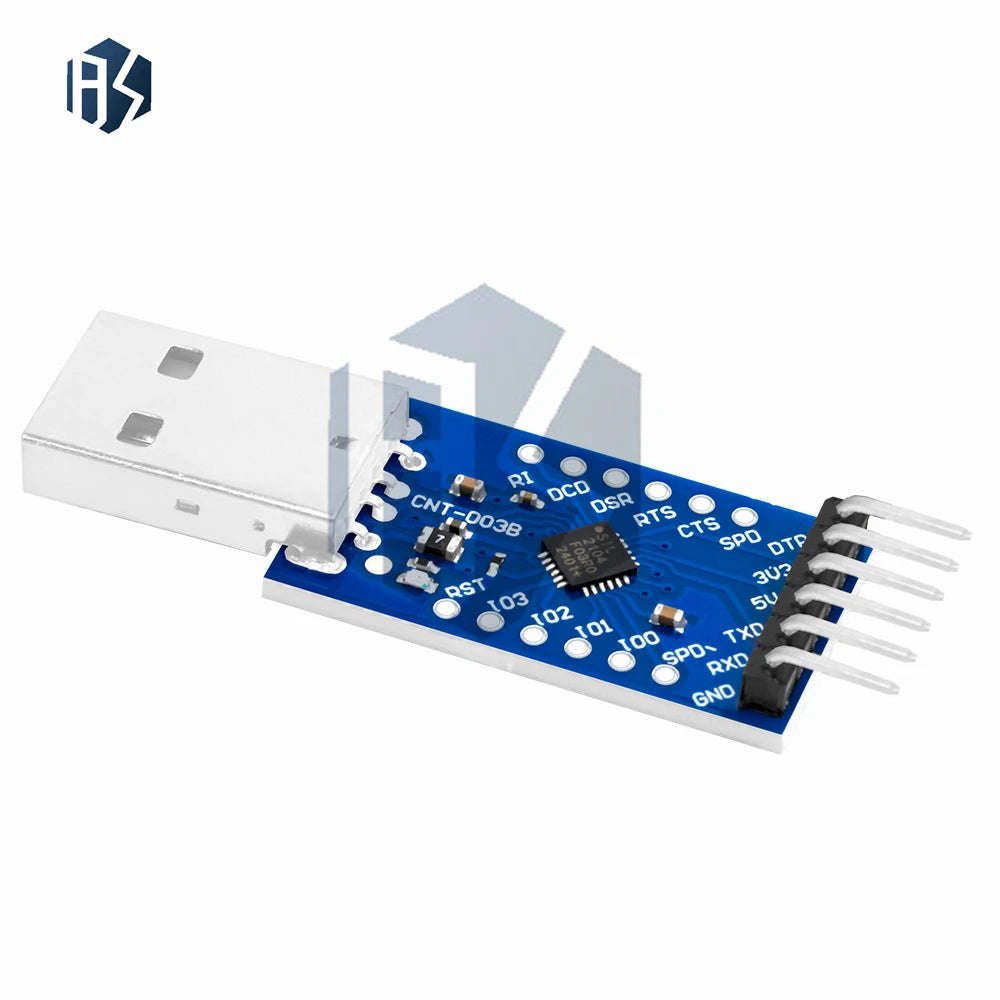CP2104 6-Pin STC Programmer USB TTL Serial Adapter CP2102 Upgraded Zpaxo