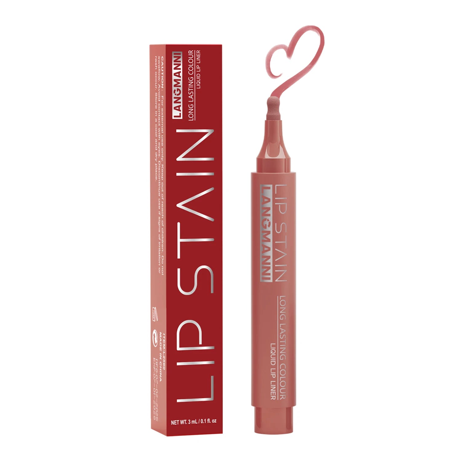 Matte Lipliner Durable Waterproof Non-fading Non-smudging Smooth Easy