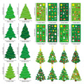 Christmas Tree DIY Craft Kids 24 Cards Stickers Ribbons Interactive