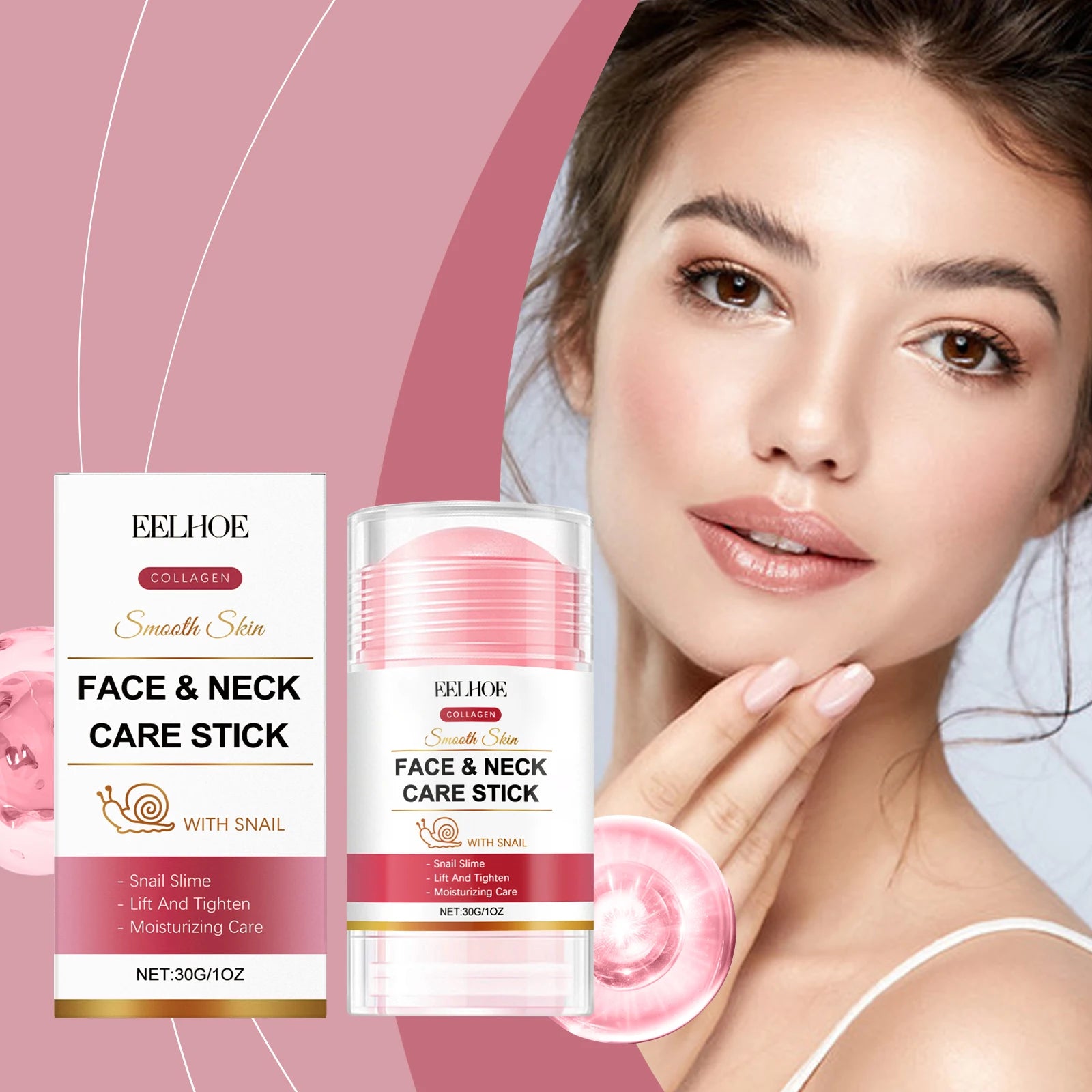EELHOE Collagen Cream Stick – Face & Neck Firming Anti-Aging Firming Cream Stick Zpaxo