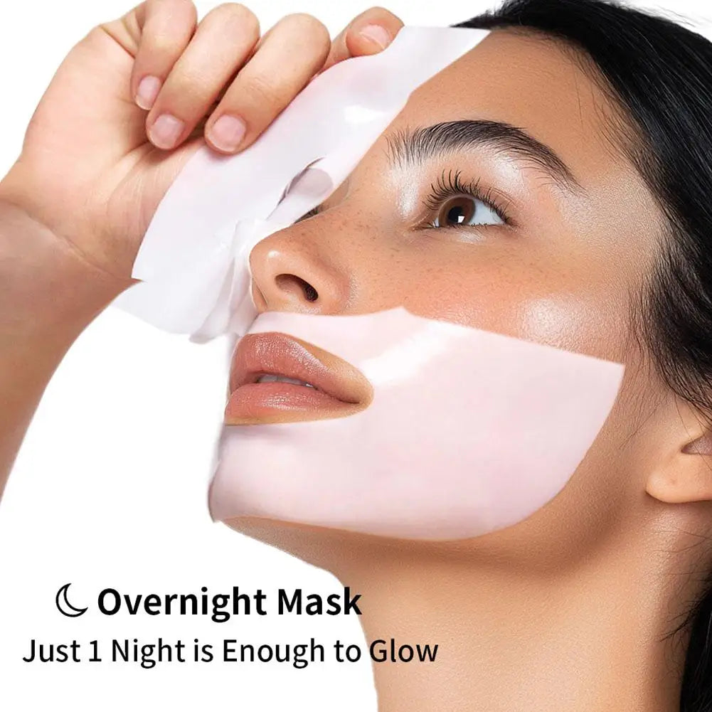 Bio Collagen Real Deep Mask Overnight Hydrogel Facial Mask Pore Minimizing Collagen Supplement Anti Wrinkle Sleeping Face Mask Zpaxo