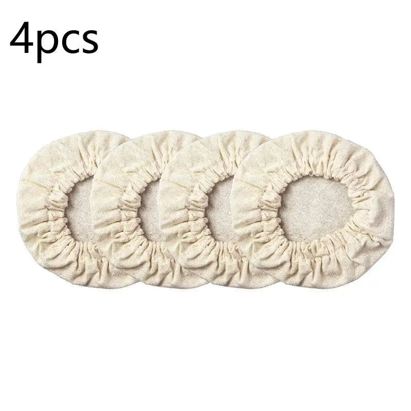 M4 Reusable Cotton Sourdough Jar Covers Breathable Fabric Perfect Zpaxo A4