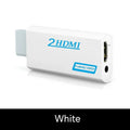 Full HD 1080P HDMI Compatible Converter Adapter Audio HDTV Monitor Zpaxo White