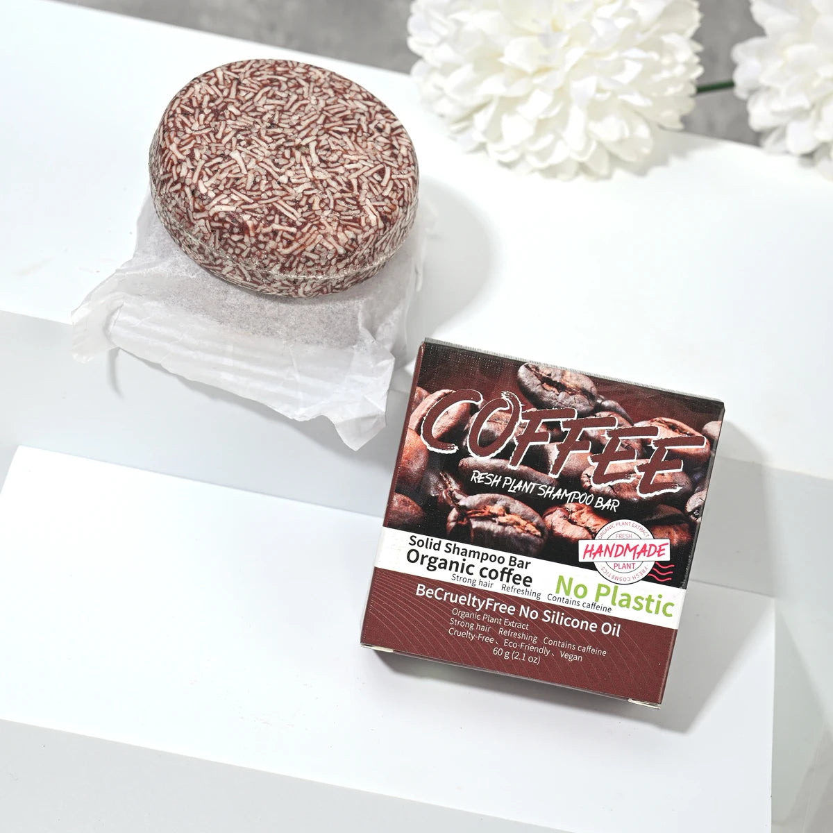 Coffee Solid Shampoo Bar – Oil Control & Anti-Dandruff Solid Shampoo Bar Zpaxo