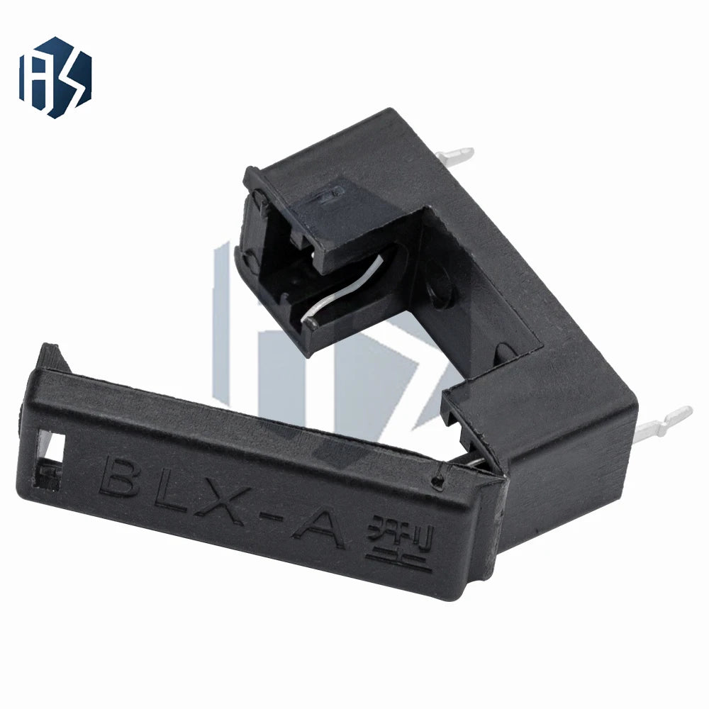 10PCS BLX-A type 5*20mm with cover fuse seat fuse pipe Fuse holder 5x20 fuse seat Zpaxo