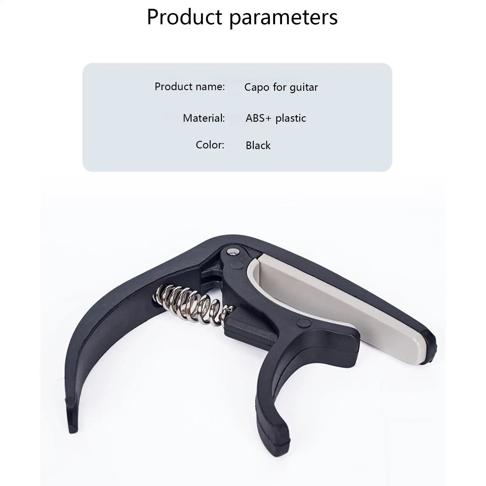 Guitar Clamp Bass Tuning Clip Folk Capo Portable Spring Action