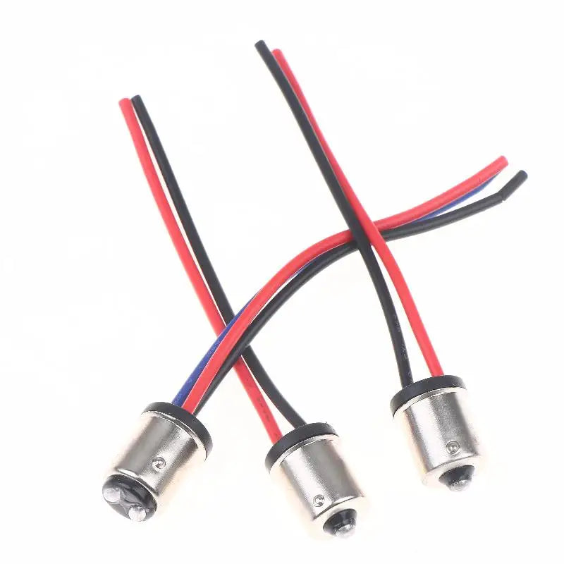 2 Automotive Light Sockets Male Base Connector 1156 1157 LED Turn Zpaxo