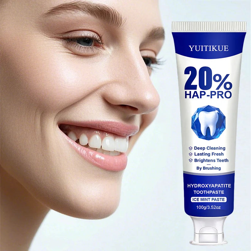 YUITIKUE Ice Mint Toothpaste 20% HAP-PRO | Whiten & Fresh Breath Whitening Toothpaste Zpaxo