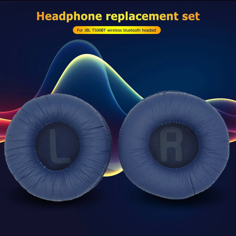 Earpads Easily Carrying Lightweight Earphone Parts for Tune 500BT 600BTNC Protein Leather Foam Ear Pad Replacement Zpaxo
