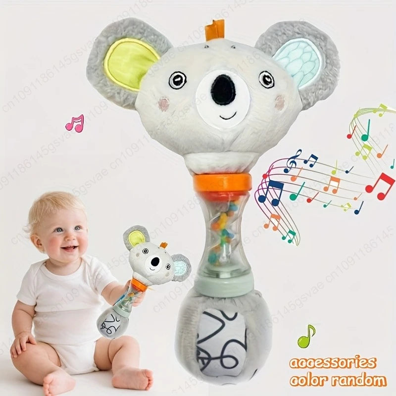Dutora Baby Rattle Toy – Fox & Koala Sensory Play Toy Baby Rattle Toy Zpaxo Koala