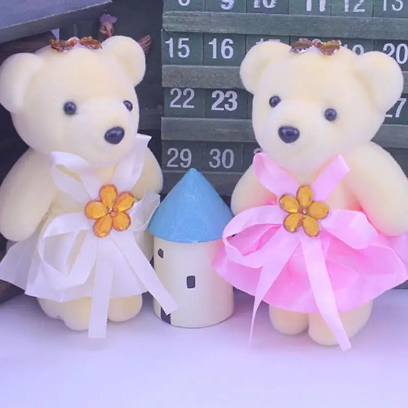 Graduation Party Bouquet Bear Cartoon Dolls DIY Plush Filler Zpaxo