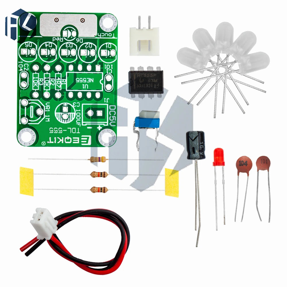 DIY Touch LED Light Delay Lamp Electronic Parts Production DC 5V Zpaxo