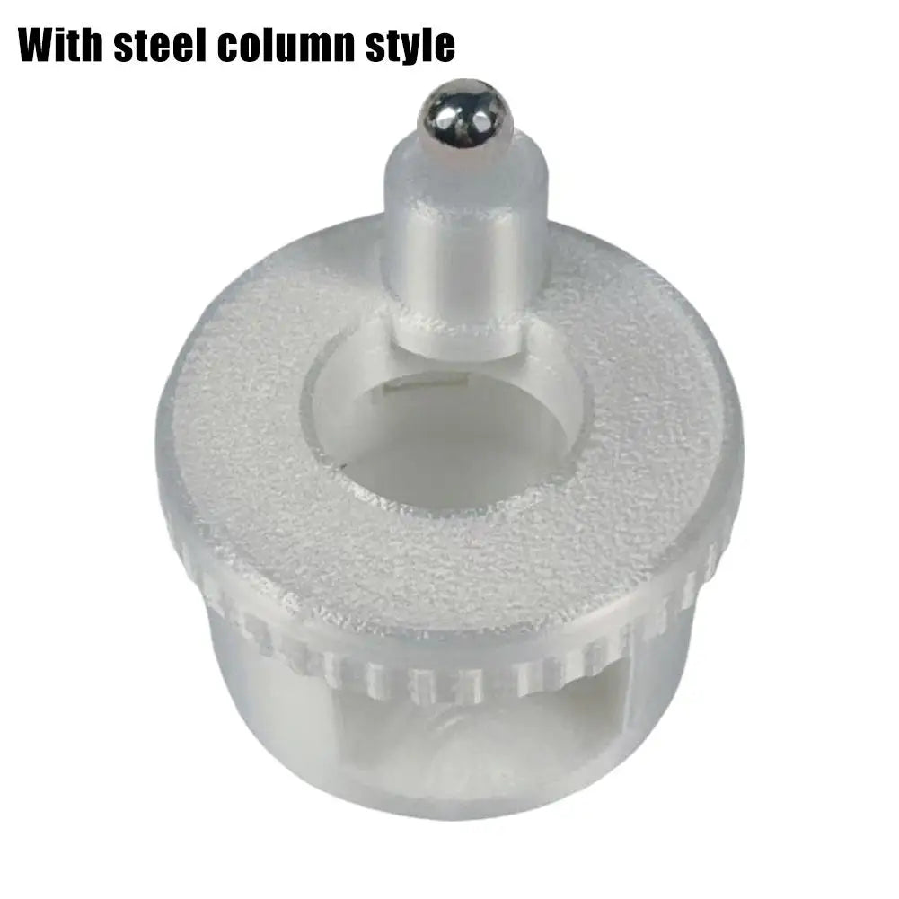 360° Rotating Cat Eye Nail Magnet Tool | Glass Bead & Wide Light Nail Art Magnet Tool Zpaxo white