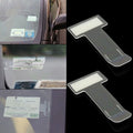 5-Pack Clear Windshield Parking Ticket & Card Holder Clips