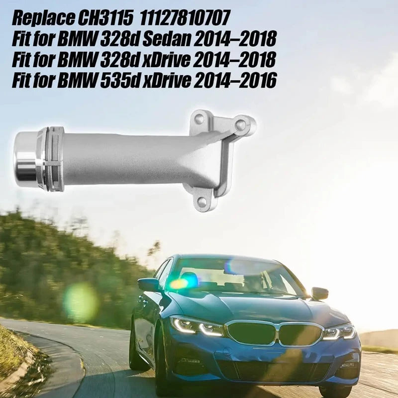 BMW Cooling Water Pipe Adapter 11127810707 – Aluminum Alloy