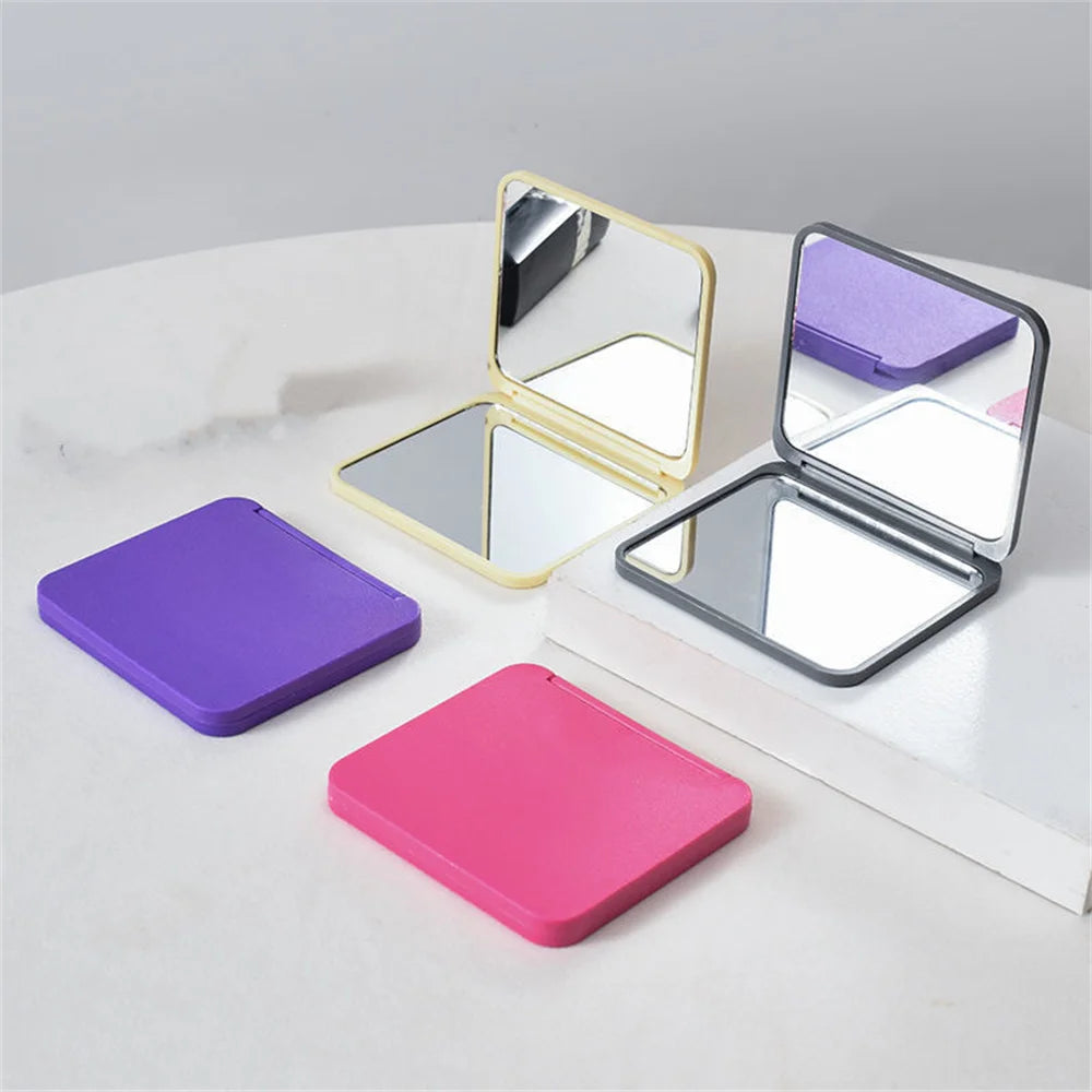 Double-Sided Folding Compact Mirror – Portable Pocket Mirror