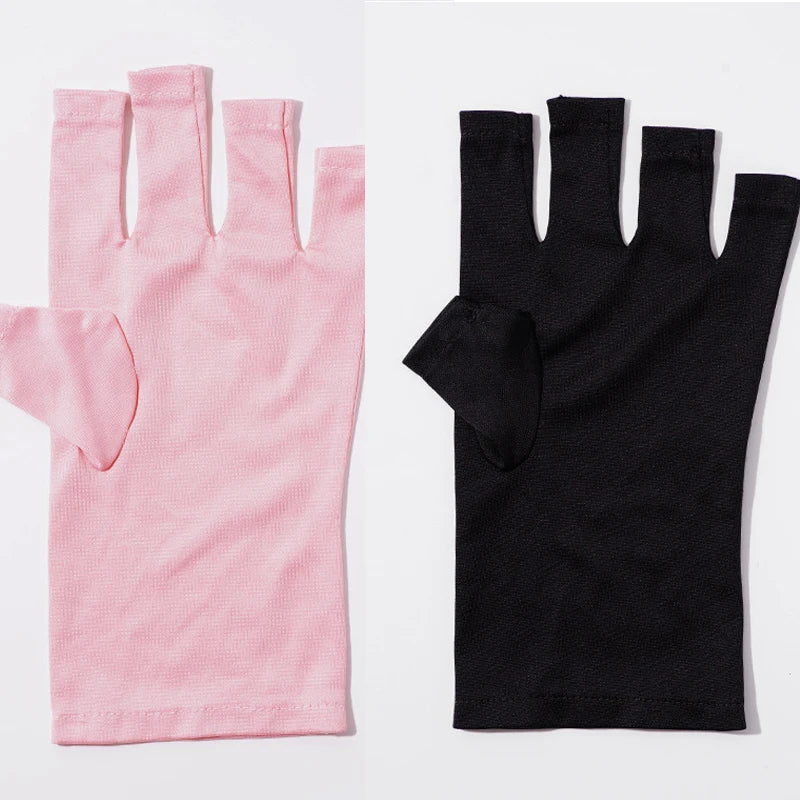 Nail Art Glove UV Protection Anti Radiation Gloves Protecter Gel LED