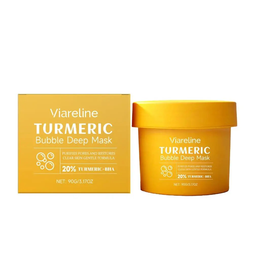 Turmeric Bubble Facial Mask – Deep Clean & Pore Minimizer Bubble Face Mask Zpaxo turmeric