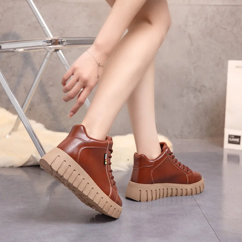 2023 Korean Version Autumn Winter All-in-one Shoes Students Increase Zpaxo