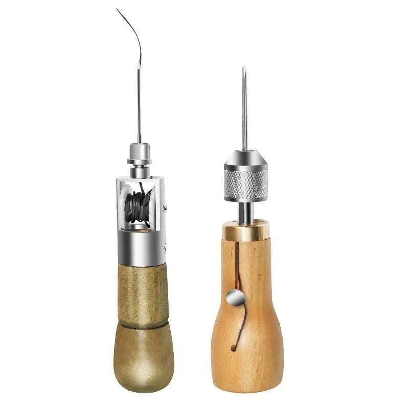 Leather Sewing Awl Thread Kit Speedy Stitcher Hand Sewing Machine Tools Kit Leather Craft Stitching Shoemaker Canvas Repair Zpaxo