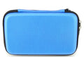 2.5 inch 3 Colors Large Cable Organizer Bag Carry Case HDD USB Flash Drive Memory Card Phone Power Bank 3DS Zpaxo Blue