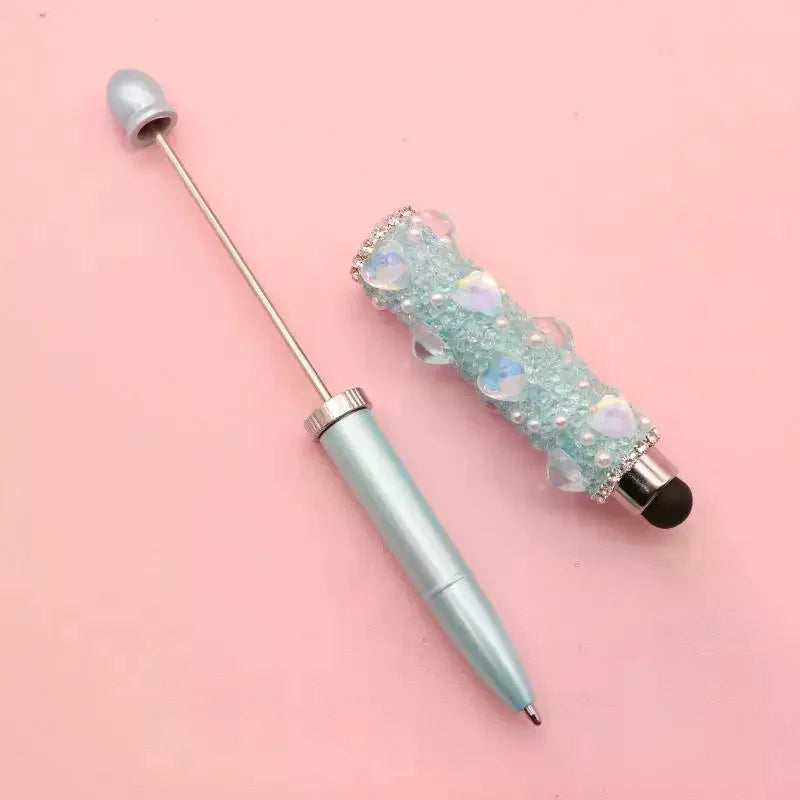 Creative Bead Ballpoint Pen Capacitive Touch Writing Multifunctional Ballpoint Pens Office Study Supplies Touch Screen Pen Gift Zpaxo