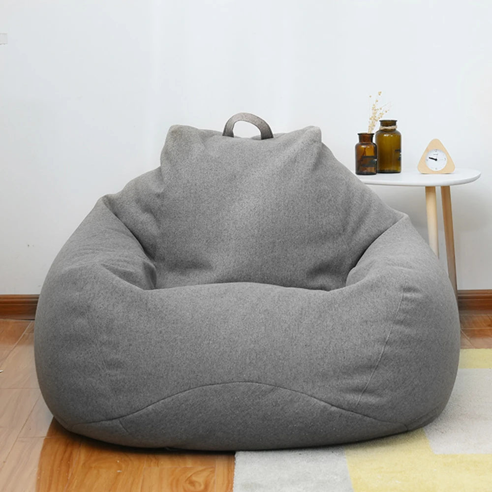 Large Sofas Cover Removable Lazy Sofa Comfortable Outdoor Lazy Seat Bag Couch Cover Tatami for Home Garden Living Room Beanbags Zpaxo