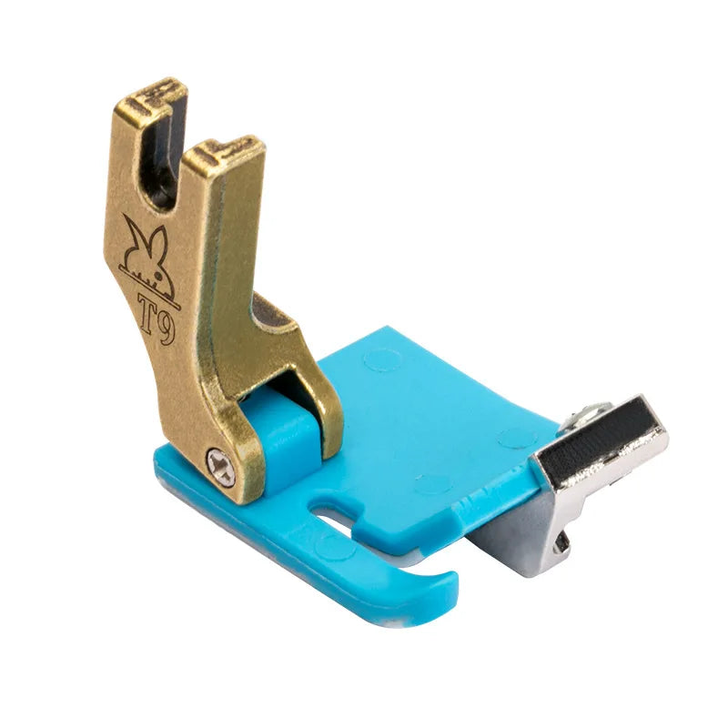 1Pc Plastic T9 Adjustable Multi-Function Presser Foot Hemming Rolling Edge Guide Feet For Industrial Sewing Machine Accessories Zpaxo C